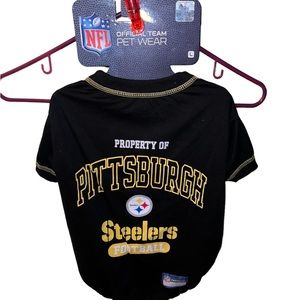 Pittsburgh Steelers dog shirt
